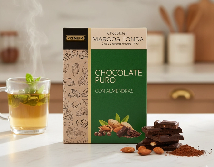 [DEL-0011] Amandelen omhuld met pure chocolade