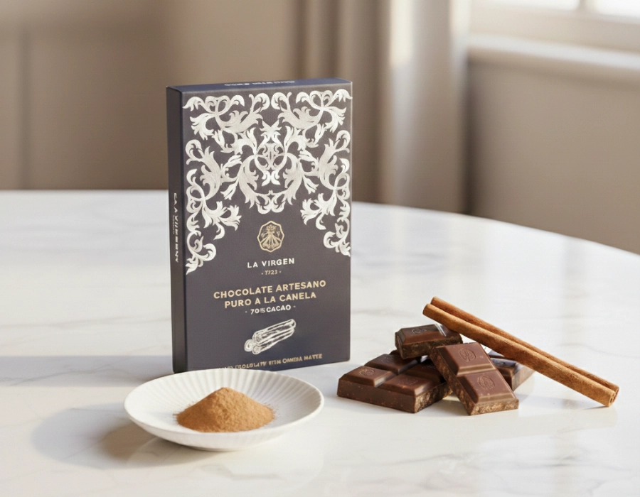 [DEL-0012] Ambachtelijke Pure Chocolade met Kaneel