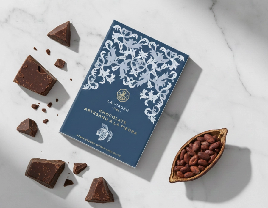 [DEL-0018] Ambachtelijke op steen gemalen pure chocolade