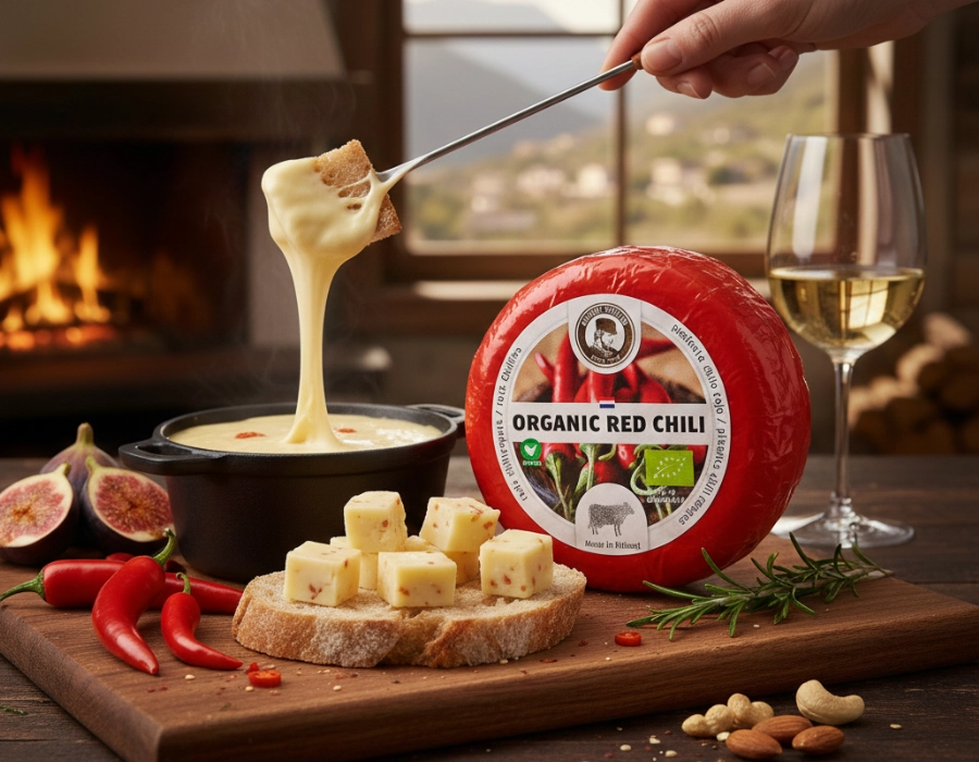 [DEL-0028] Biologische Koekaas met Chili
