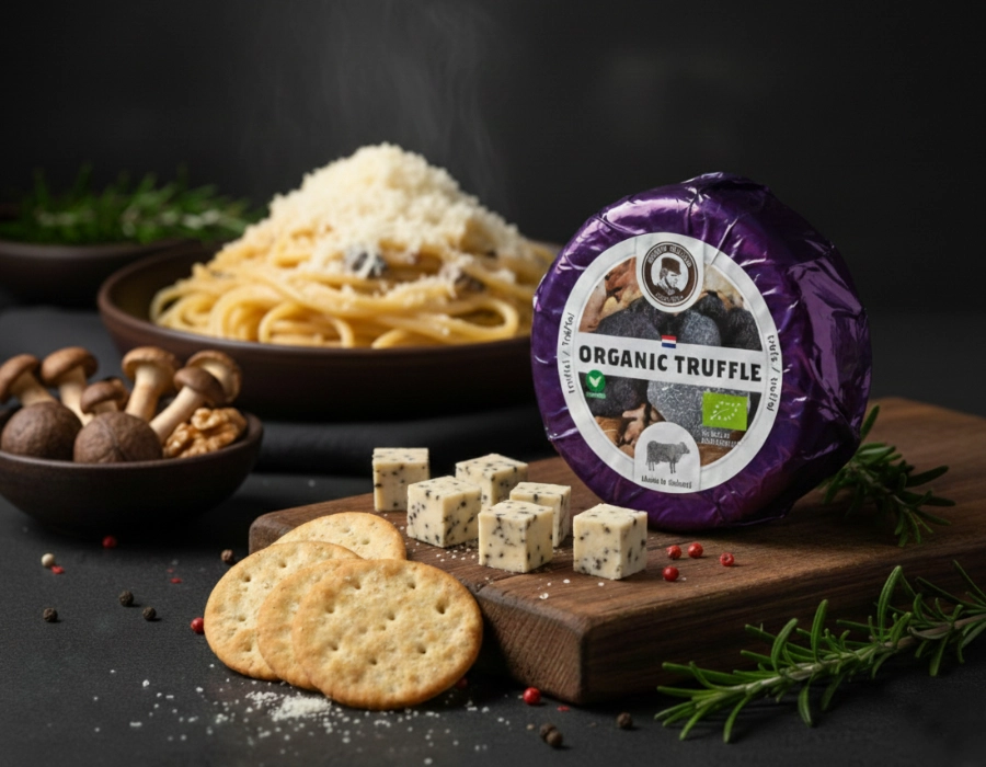 [DEL-0032] Biologische koekaas met truffel