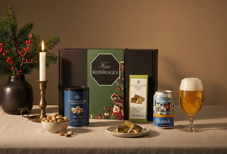 [DEL-0132] Kerstpakket 'Pistache & Pils'