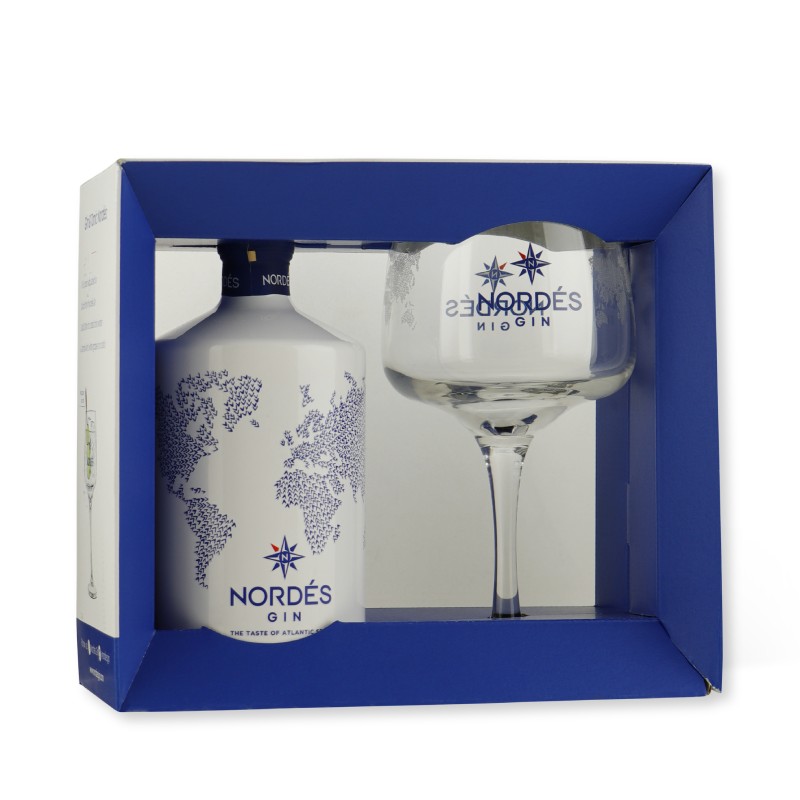 [8435449501405] NORDES Gin 0,70 ltr + Gin glas
