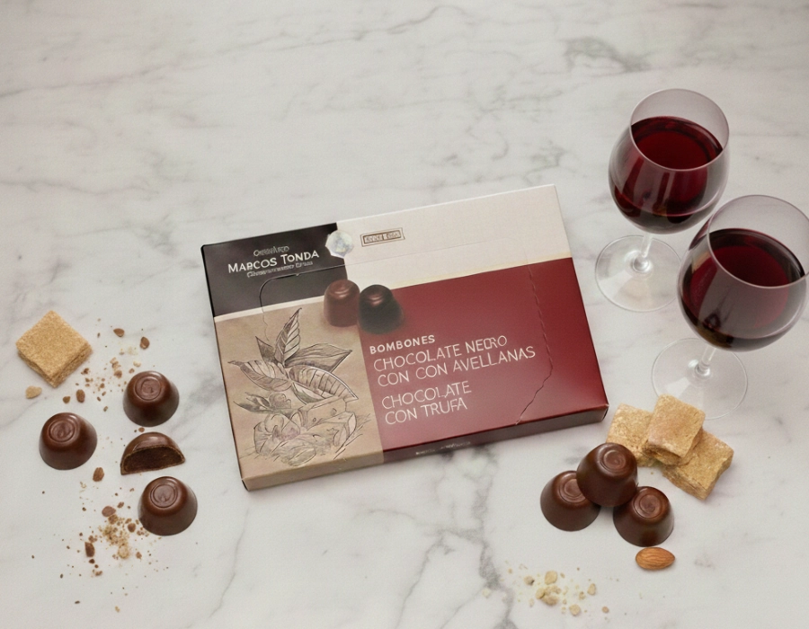 [DEL-0178] Pure chocoladebonbons: hazelnoot & truffel